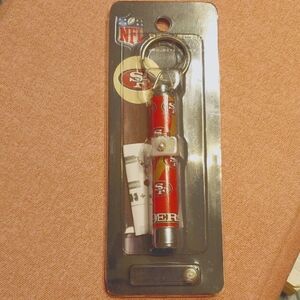 49ers NFL Team Logo Red Projection Pointer Keychain